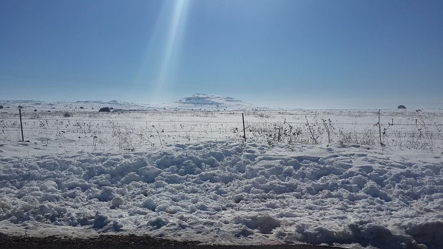 רמת הגולן בשלג