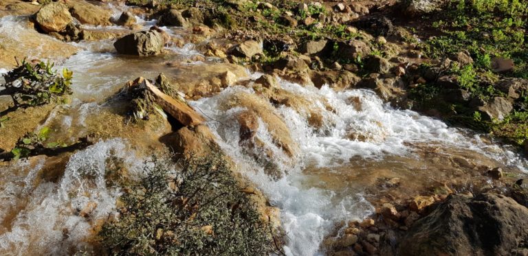 מפלי פרוד שפר נחל צלמון עליון שמורת הטבע הר מירון