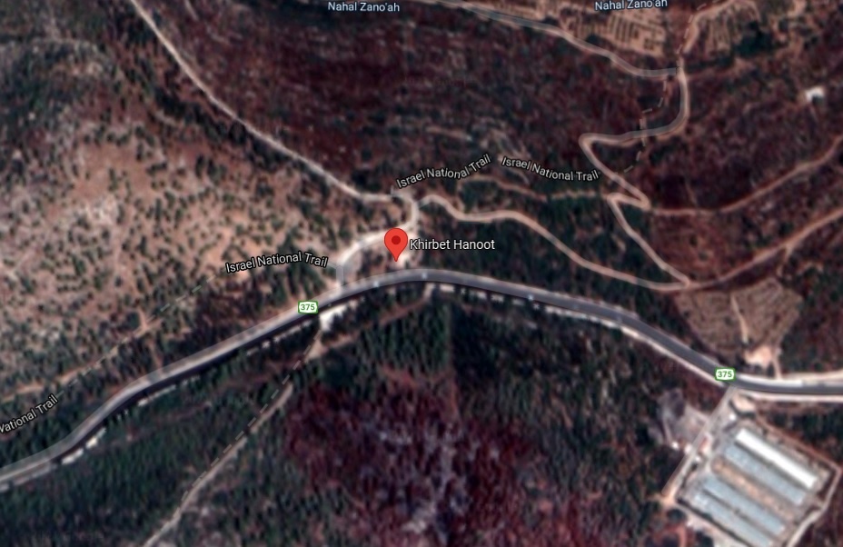 שביל דרך הקיסר – חרבת חנות, מדרגות חצובות ובית בד מסלול מעגלי לחרבת חנות עין מטע ועין תנור