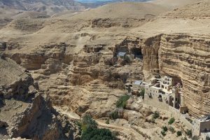 נחל פרת וואדי קלט מנזר סיינט ג'ורג'
