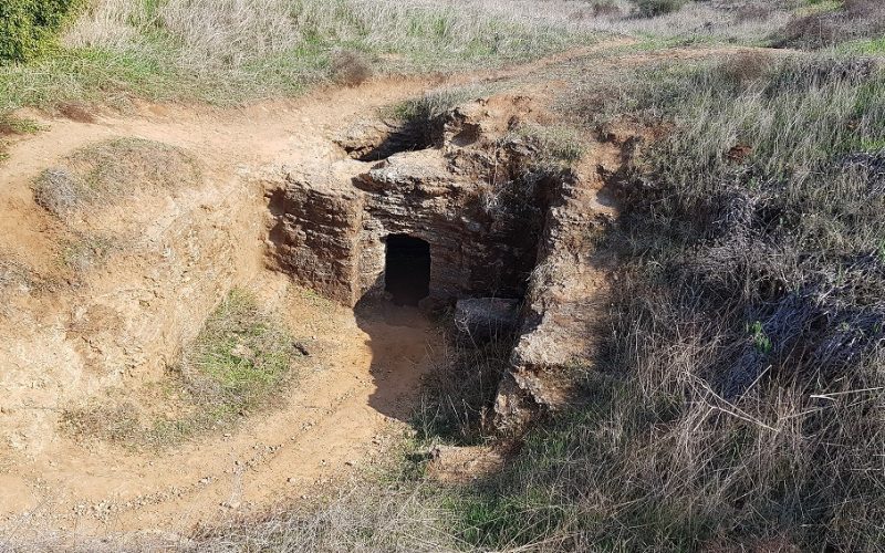 מערות אפקה - טיול פריחה לצד מערכות קבורה עתיקות