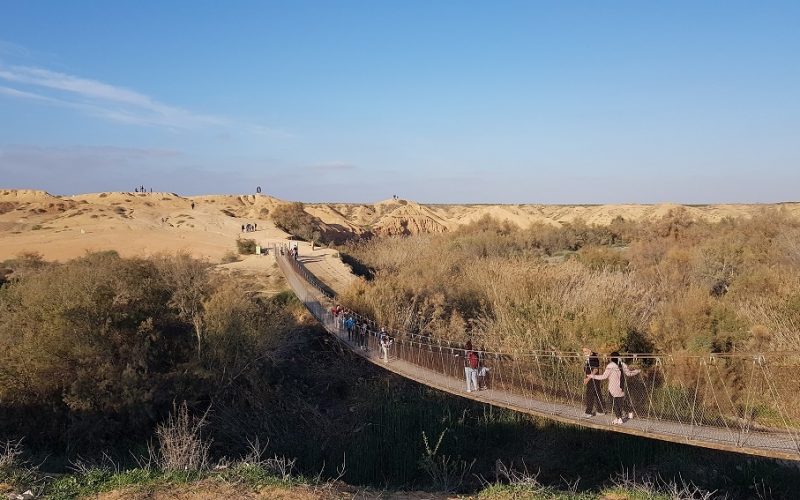 הגשר התלוי בבשור - דרך נוף הבשור