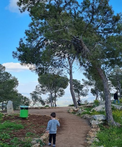דרך נוף הגלבוע - כתף שאול וחוות הרוח