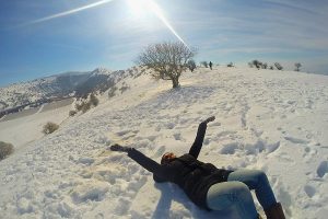 רמת הגולן בשלג