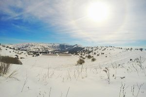רמת הגולן בשלג